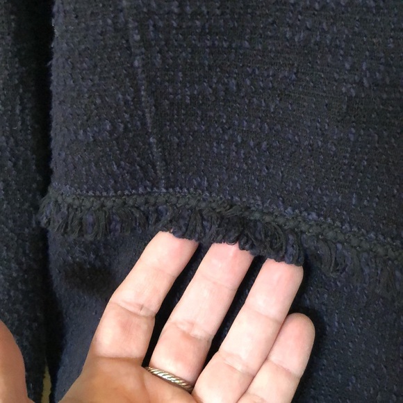 WHBM Whitehouse Blackmarket size Small Slight peplum Side-Zipper Front Career - Picture 16 of 16